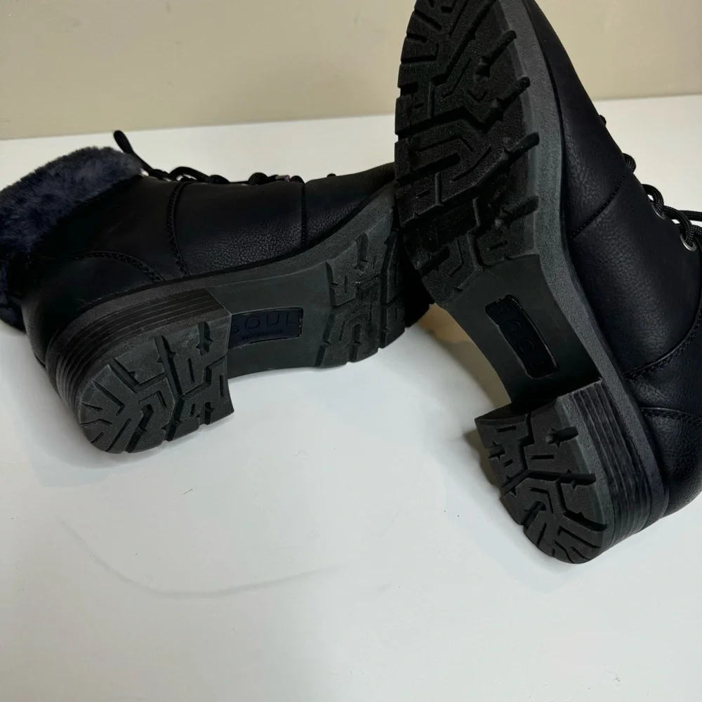 Soul Naturalizer Women’s Quentin Black Ankle Boot Size 6.5